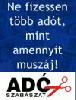 Adzsi tippek, adcskkents